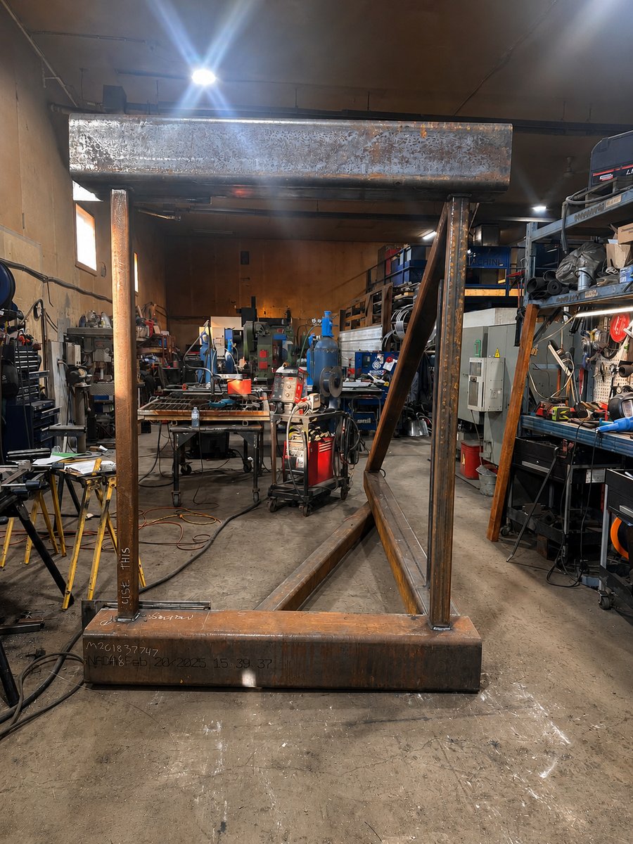 Custom structural steel assembly