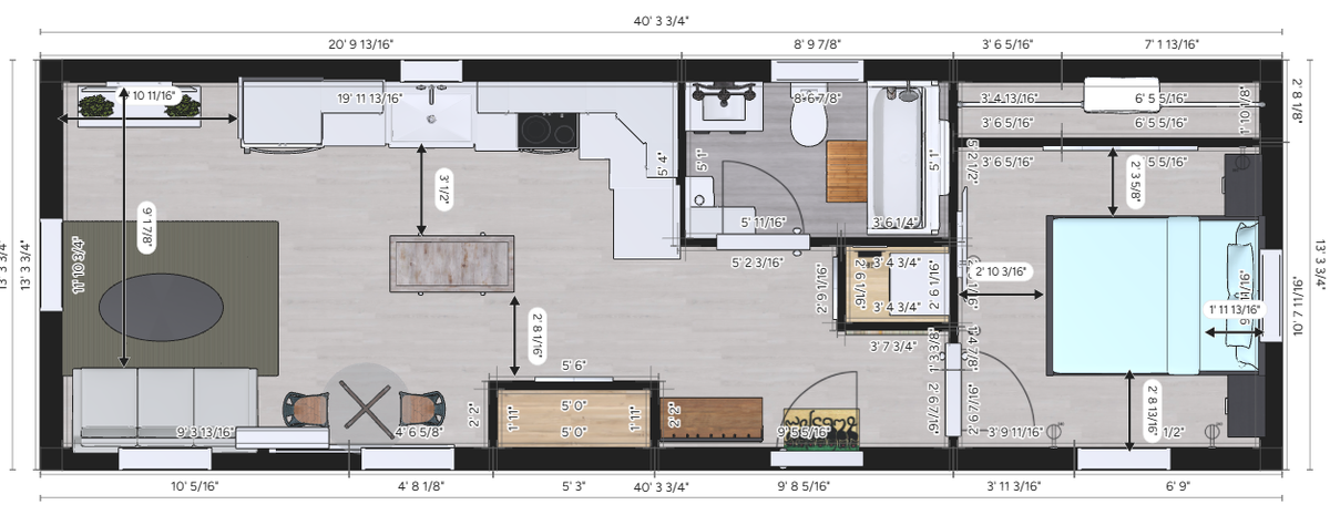 Classic floor plan